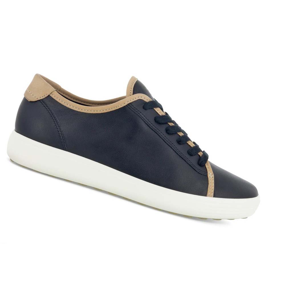 Ecco Soft 7 Piping Sneakers Dam Svarta | SE 238OKI